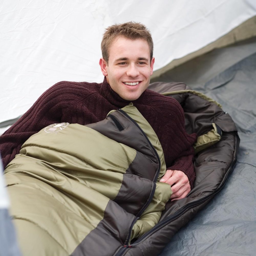 Coleman North Rim 0°F Big & Tall Sleeping Bag, Cold-Weather Mummy Sleep Sack with No-Snag Zipper & Adjustable Hood for Warmth & Ventilation - Image 5